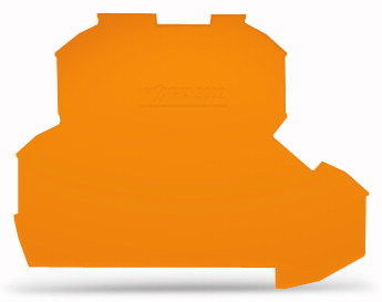 2002-2292 Пластина торцевая и промежуточная WAGО/ВАГО, оранжевая
